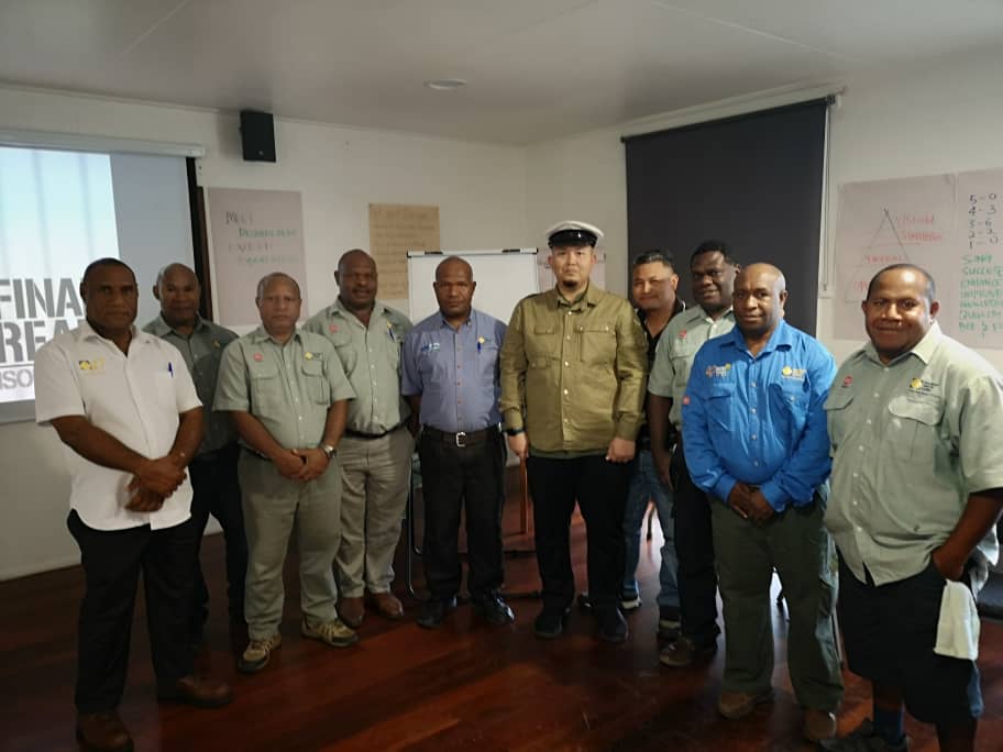 Training delivery in Papua New Guinea